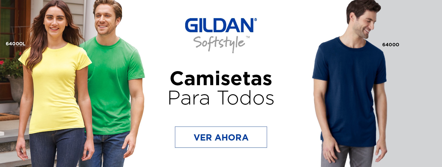Camiseta Hombre Gildan 64000